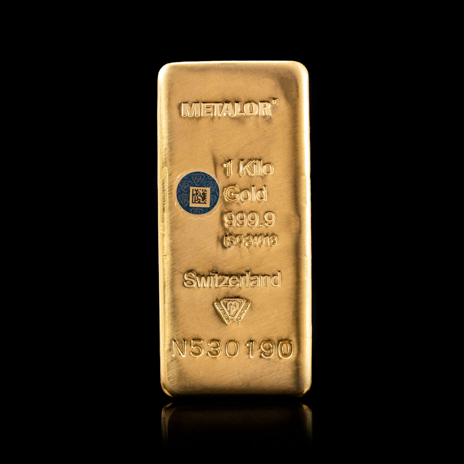Metalor 1Kg Cast Gold Bar - KnightsBullion.com