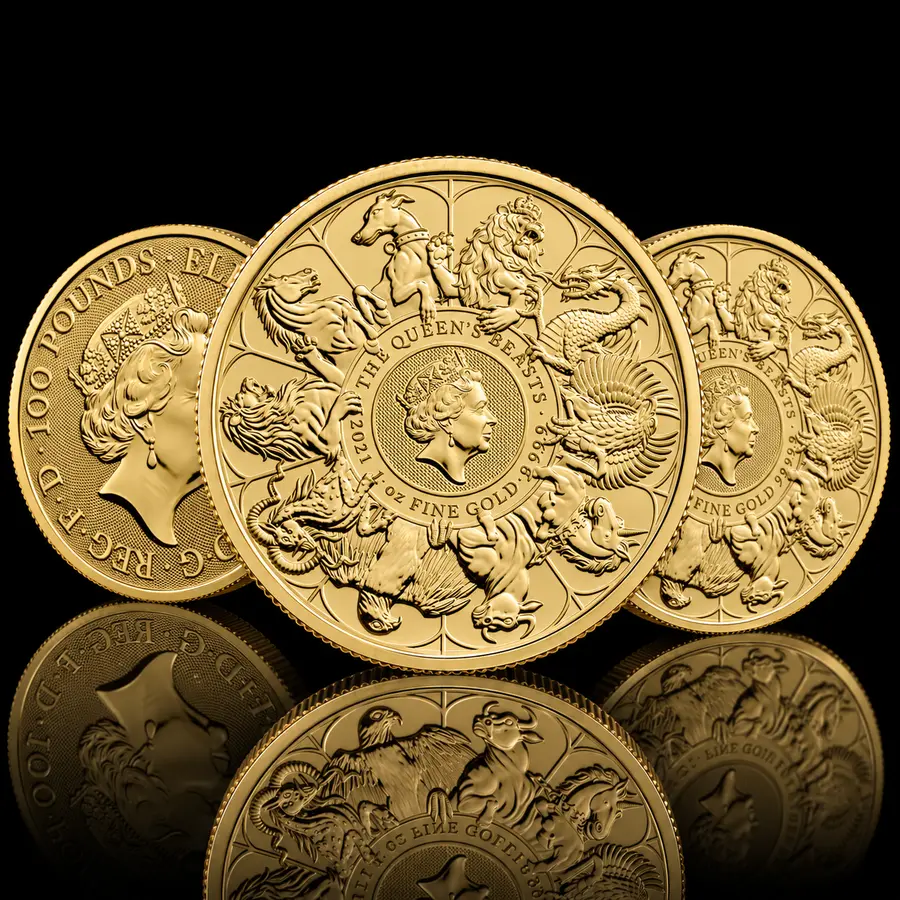 Gold Queens Beasts