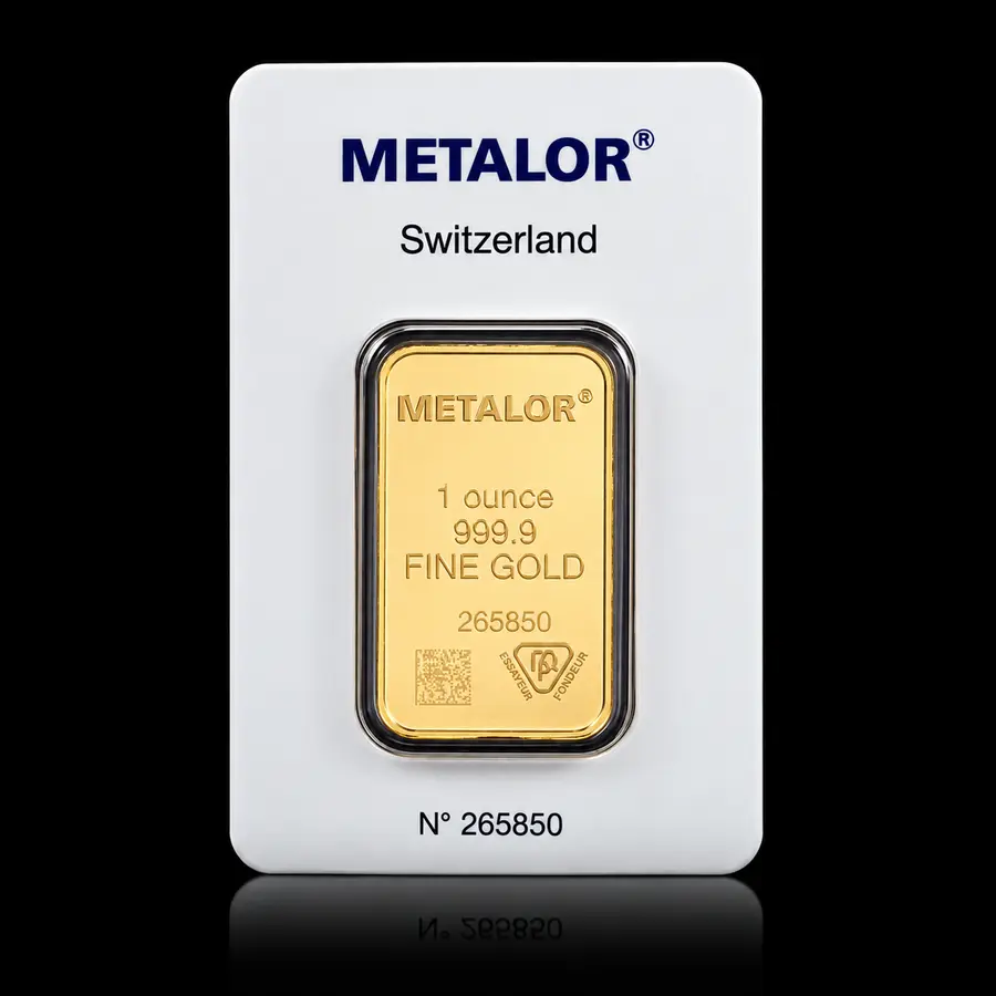 Metalor 1oz Gold Bar