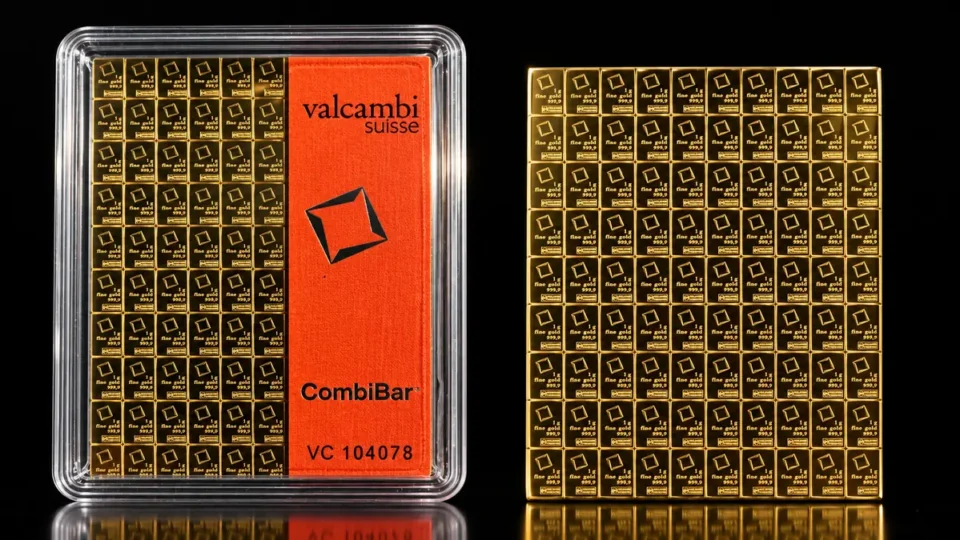 100g Valcambi Gold Bar