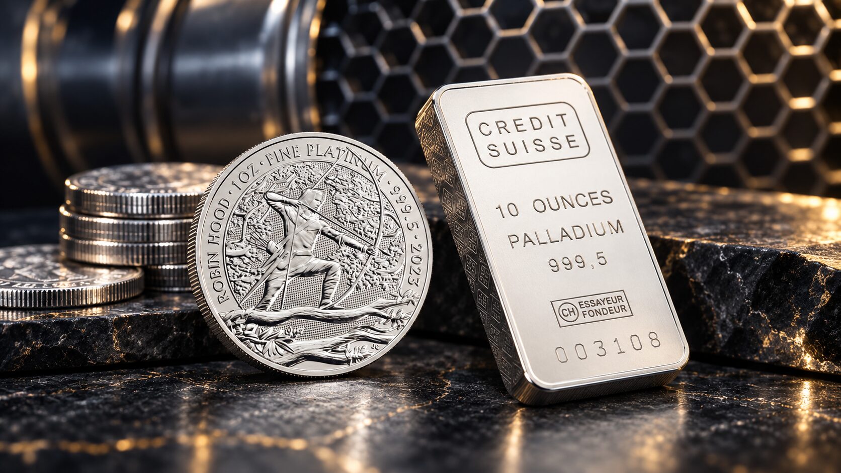 Knights Bullion gold and silver bars