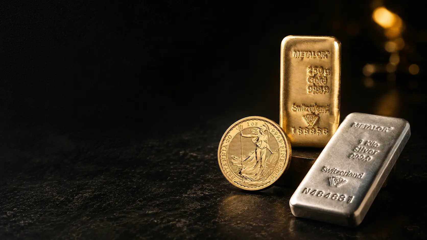 Knights Bullion gold and silver bars